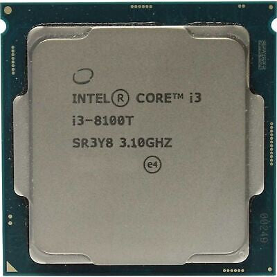 Intel Core i3 8100T 4C/4T 3.1GHz CPU Processor Socket LGA 1151 Reconditionné