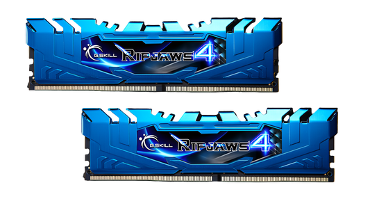 G-SKILL 2*4GB RAM DDR4 3200mhz Ripjaws 4 Blue Refurbished