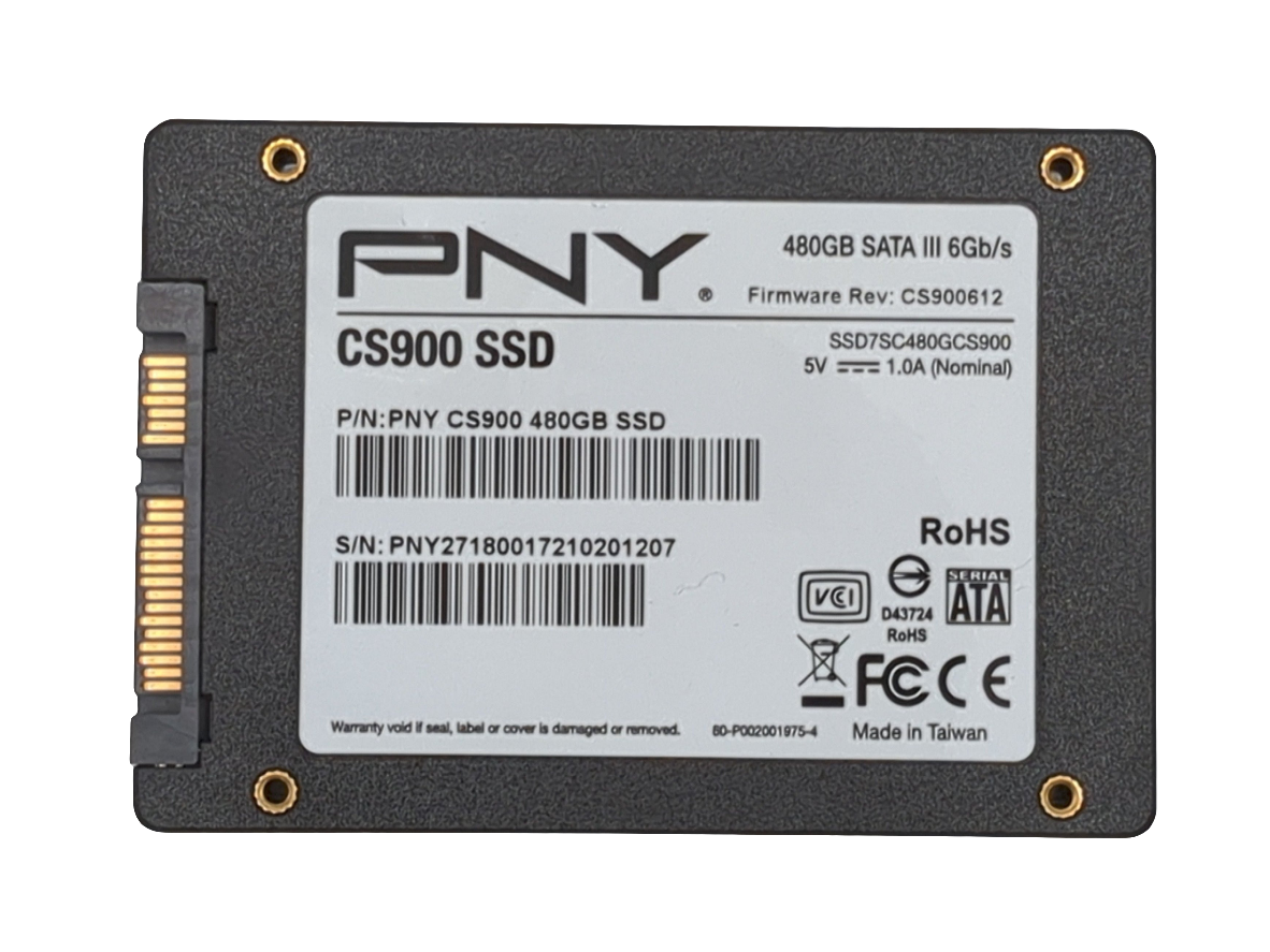 SSD PNY CS900 2.5" SATA III 480GB SSD7CS900-480-RB Refurbished